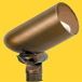 Corona Lighting CL-535B-AB 50W Low Voltage Brass Bullet Directional Light w/Easy Turn & Lock Shroud - Antique Bronze, 2-1/2" x 4-3/4"