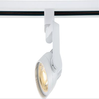 Nuvo TH421 12W Angle Arm Adjustable LED Track Head, 24-Degree Beam Spread, White
