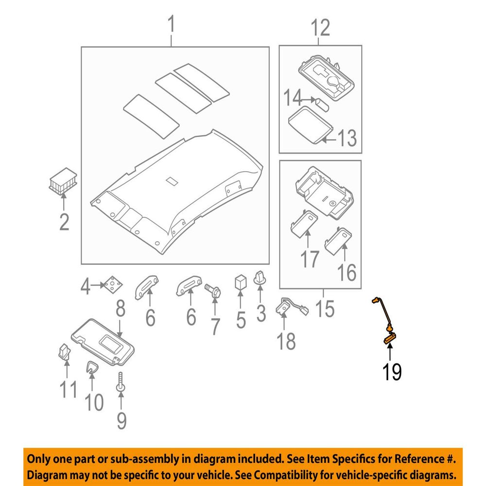 Nissan 25380-ED003 Release Switch