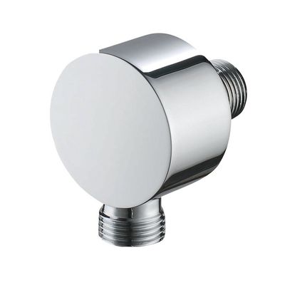Faucet Wall Supply Elbow Drop Ell Hand Held Shower Hose Connector Wall Union Water Supply for Handheld Shower Head Shower Elbow Hand Shower Replacement Parts Tub Hose Adapter Attachment Chrome
