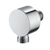 Faucet Wall Supply Elbow Drop Ell Hand Held Shower Hose Connector Wall Union Water Supply for Handheld Shower Head Shower Elbow Hand Shower Replacement Parts Tub Hose Adapter Attachment Chrome view 1