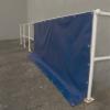 Tarp, Heavy Duty, Blue 4' X 6' Feet Waterproof, 18 Oz. Vinyl w/ Reinforced Edges (4' X 6' Feet, Blue) view 3
