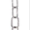 B&P Lamp Nickel Plated 8 Gauge Straight Sided Oval Chain view 1