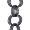 B&P Lamp Antique Bronze Finish Large Loop 5 Gauge Oval Chain view 2
