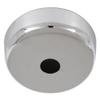 B&P Lamp Nickel Finish Plain Rounded Canopy and Ceiling Light Canopy Plate Kit view 1