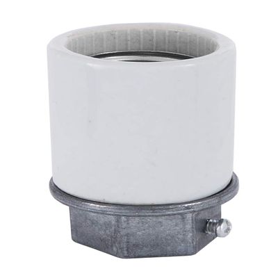B&P Lamp High Heat Resistant Porcelain Keyless Medium Socket 1/2IPS Base