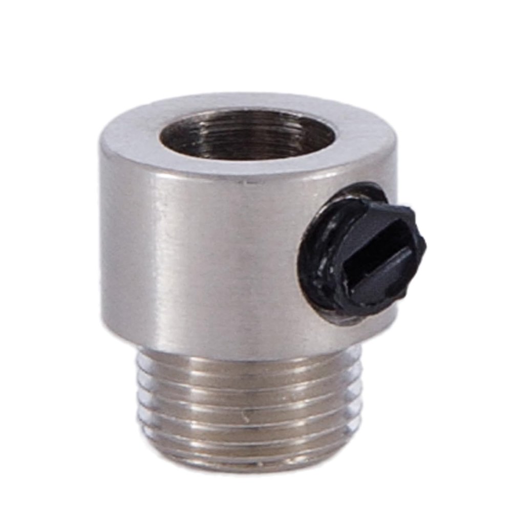 B&P Lamp Nickel Plated Cord Set Screw Bushing