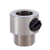 B&P Lamp Nickel Plated Cord Set Screw Bushing view 1