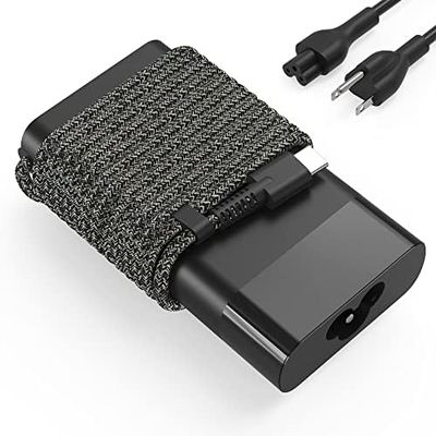 New Slim HP 90W 65W USB C ChargerFit Hp Spectre X360,EliteBook 1040 G4,Chromebook Fast Charging Type C Travel Laptop Power Adapter
