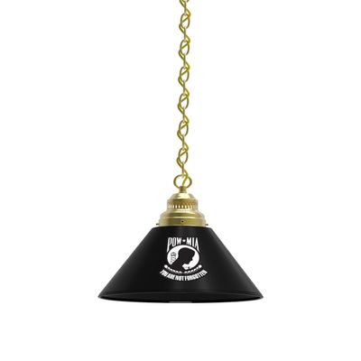 Holland Bar Stool POW/MIA Pendant Light with Brass Fixture by the Co.