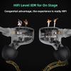 YINYOO Easy KZ ZST Hybrid Banlance Armature with Dynamic in-Ear Earphone 1BA+1DD HiFi Headset Wired Earbuds IEM Headphones Gaming Earbuds (ZST no mic) view 3