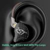 YINYOO Easy KZ ZST Hybrid Banlance Armature with Dynamic in-Ear Earphone 1BA+1DD HiFi Headset Wired Earbuds IEM Headphones Gaming Earbuds (ZST no mic) view 4