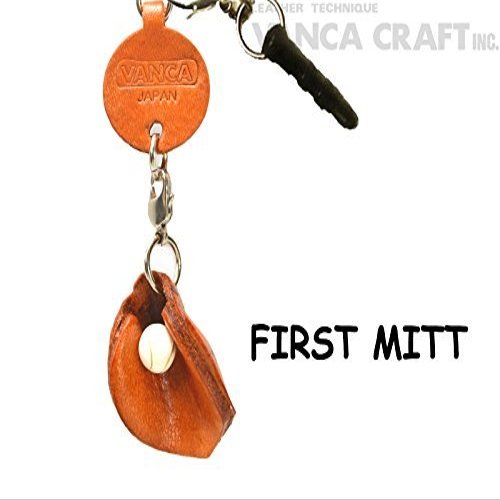 First mitt/lefty Leather Goods Earphone Jack Accessory / Dust Plug / Ear Cap / Ear JackVANCA Made in Japan #47687