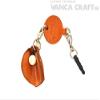 First mitt/lefty Leather Goods Earphone Jack Accessory / Dust Plug / Ear Cap / Ear JackVANCA Made in Japan #47687 view 3