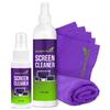 Screen Cleaner Spray and 4 Microfiber Cloths Bundle 8oz & 2oz, by Screen Mom, Eyeglasses or Monitor Screen Cleaner Spray and Wipe, Electronic Cleaner Spray, Car Screen Cleaning Kit view 1