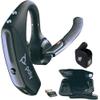 Plantronics Poly Voyager 5200 UC Bluetooth Headset Bundle - for Smartphones, PC, MAC Using RingCentral Software or App, Global Teck w/Wall Charger 206110-101 view 1