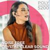 Plantronics Poly Voyager 5200 UC Bluetooth Headset Bundle - for Smartphones, PC, MAC Using RingCentral Software or App, Global Teck w/Wall Charger 206110-101 view 4