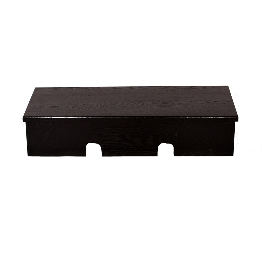 Black X-Large Smooth Top Sound Bar TV Riser 53x13x6 outside-50x12x5 1/4 Inside