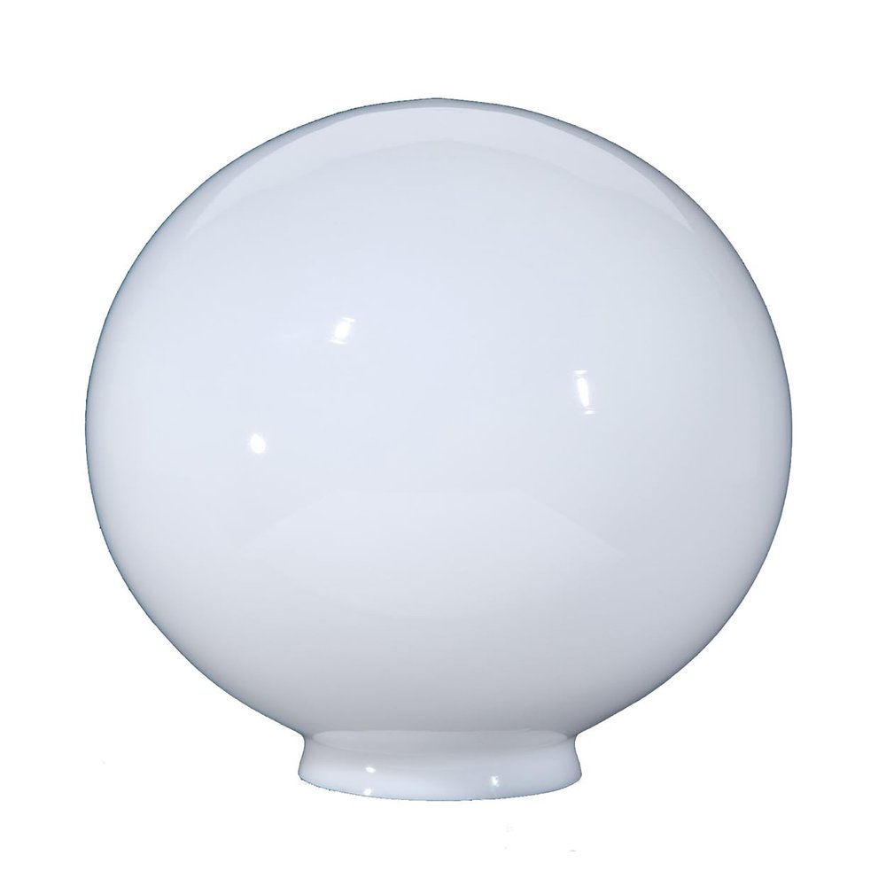 B&P Lamp 10" Opal Glass Ball Lampshade