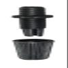 B&P Lamp Black Pulley Lamp Cord Grip Bushing view 1