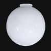 B&P Lamp 12" Opal Glass Ball Lampshade view 3