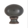 B&P Lamp Smooth Ball Design, 32mm Solid Brass Finial, Oiled Bronze Finish view 1