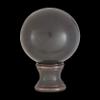 B&P Lamp Smooth Ball Design, 32mm Solid Brass Finial, Oiled Bronze Finish view 4