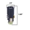 B&P Lamp Candelabra Base, Candle Socket with 1/8 F Hickey, 1 1/2" Overall Height view 3