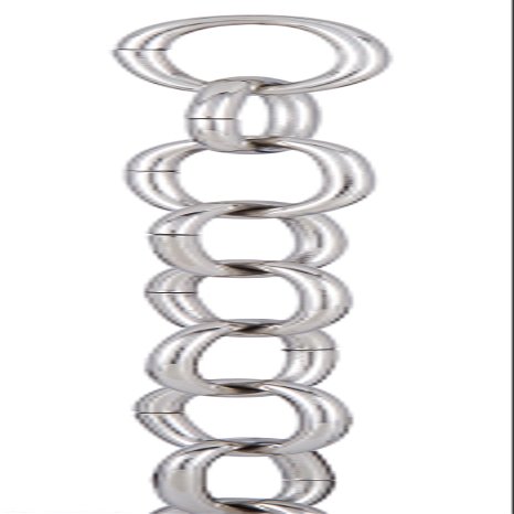 B&P Lamp Nickel Plated Large Loop 5 Gauge Oval Chain