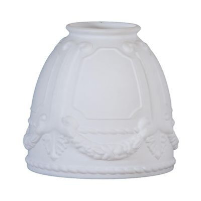 B&P Lamp Early Style Embossed Wreath Fixture Shade