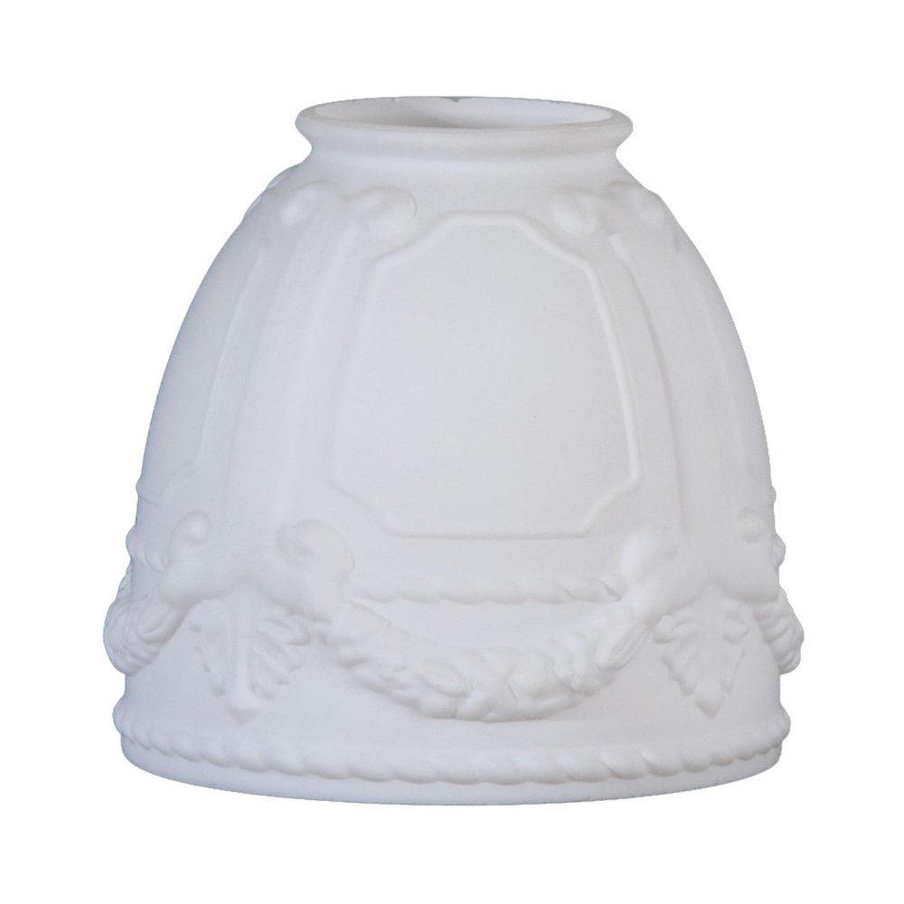 B&P Lamp Early Style Embossed Wreath Fixture Shade