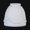 B&P Lamp Early Style Embossed Wreath Fixture Shade view 3