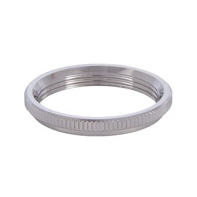 B&P Lamp Solid Brass UNO Ring Medium Sunlite sockets, Nickel Plated
