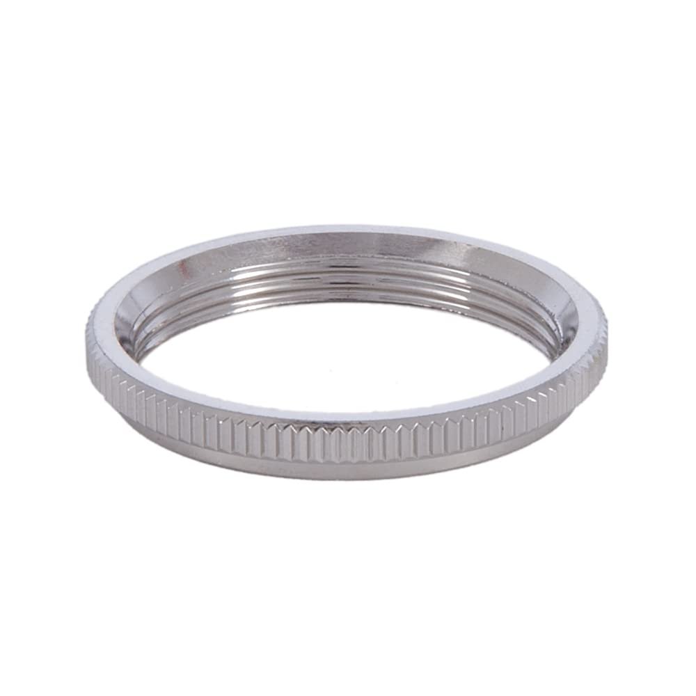 B&P Lamp Solid Brass UNO Ring Medium Sunlite sockets, Nickel Plated