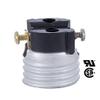 B&P Lamp Short Keyless Med. Base Lamp Socket Interior view 3