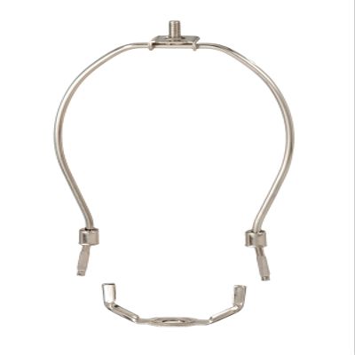 B&P Lamp 12 Inch Heavy Duty Lamp Shade Harp Holder for Table and Floor Lamps, Polished Nickel Finish