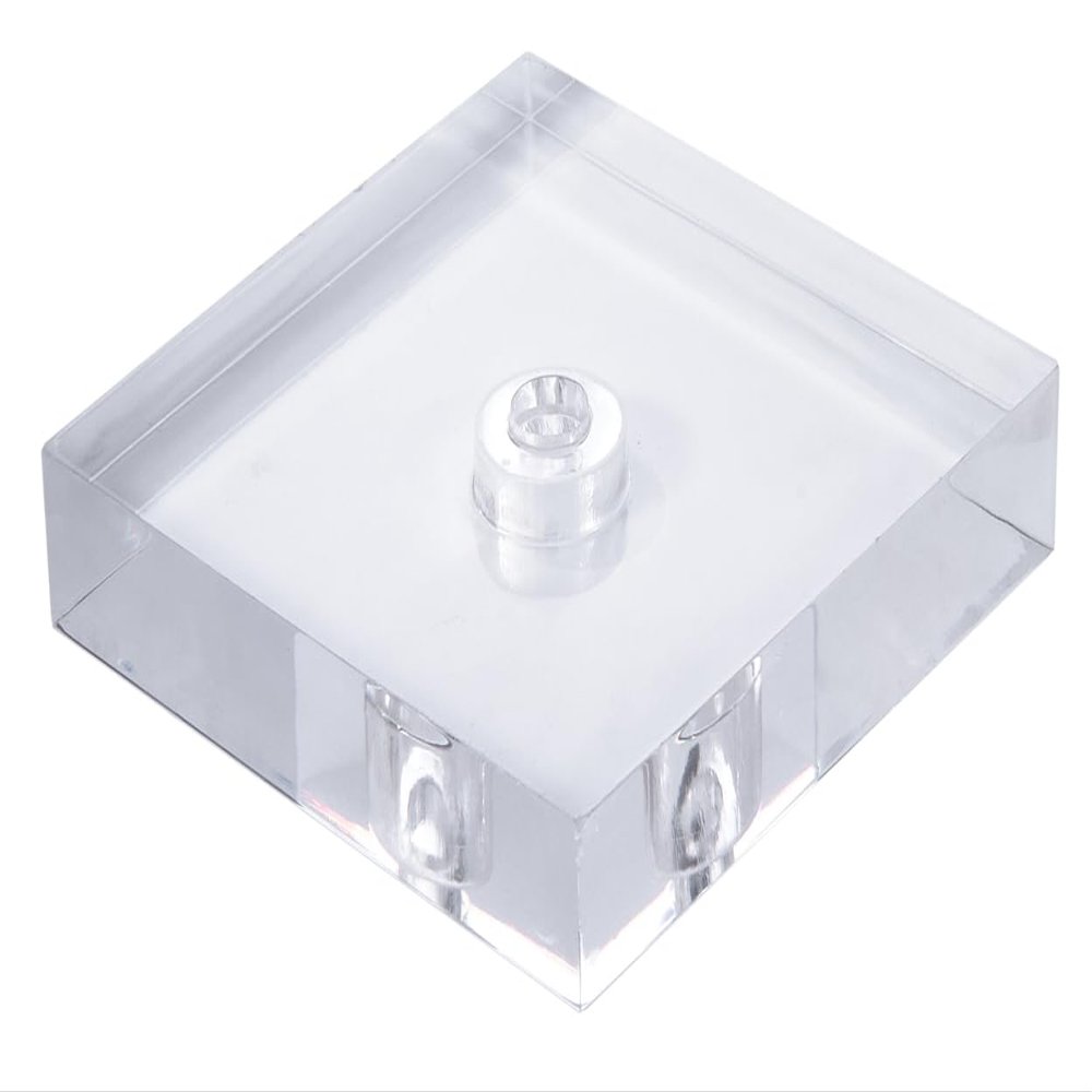 B&P Lamp 6 Inch Diameter Clear Square Acrylic Break