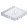 B&P Lamp 6 Inch Diameter Clear Square Acrylic Break view 3