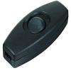 B&P Lamp Black in Line Feed Through Rocker Switch view 3