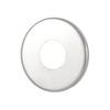 B&P Lamp 1-1/2 Inch Diameter, 1/8 IP Stamped Steel Check Ring, Nickel Plated Finish view 2