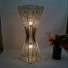 Handmade Rattan Hourglass Floor Lamp Tku007l Modern Contemporary Decor Lighting Living Family Bedroom view 3
