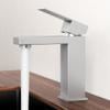 KES Single Handle Bathroom Sink Faucet, Brushed Nickel, Modern Single Hole view 1
