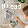 KES Single Handle Bathroom Sink Faucet, Brushed Nickel, Modern Single Hole view 4