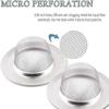 Stainless Steel Kitchen Sink Strainer Large Wide Rim 4.5" Set of 2 view 3