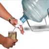 For Your Water Free Standing Chrome Metal Silver Water Stand with White Water Dispenser Valve for 48mm Twist Cap Top Bottle view 3