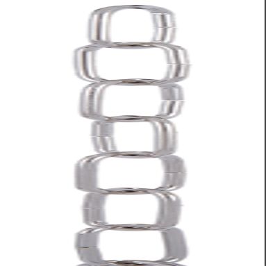 B&P Lamp Nickel Plated 10 Gauge Straight Sided Oval Chain