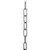 B&P Lamp Nickel Plated 10 Gauge Straight Sided Oval Chain view 3