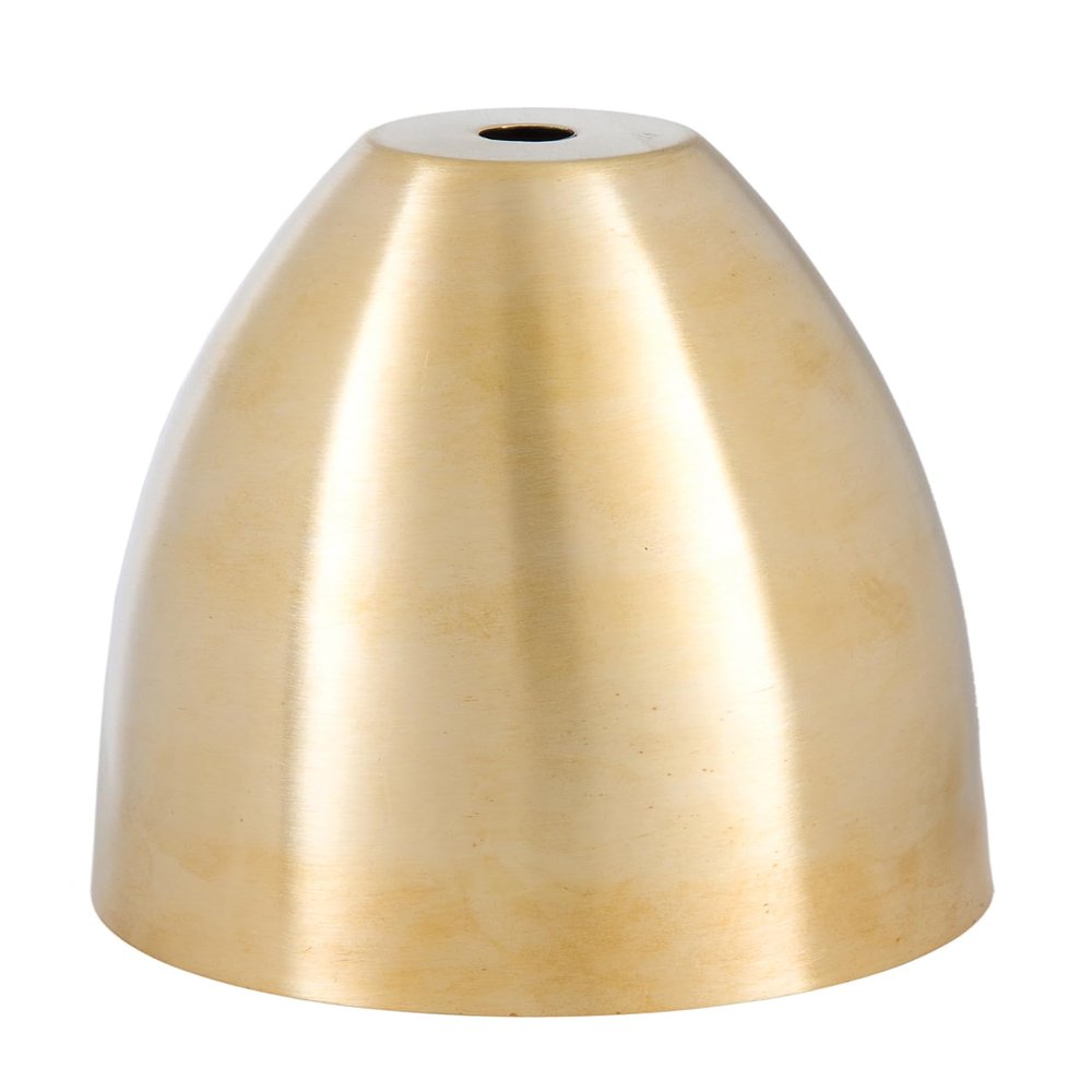 B&P Lamp Bullet Shape Solid Spun Brass Modern Shade