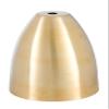 B&P Lamp Bullet Shape Solid Spun Brass Modern Shade view 1