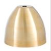 B&P Lamp Bullet Shape Solid Spun Brass Modern Shade view 2